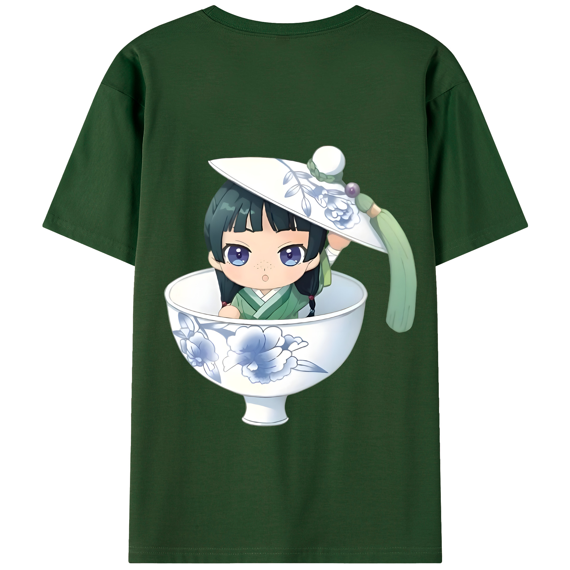 （画像用） 薬屋のひとりごと The Apothecary Diaries 綿100％半袖Tシャツ（背面プリント）